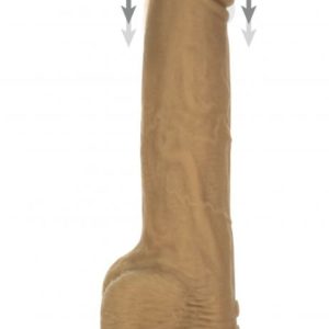 Vibrator Nature Naked Addiction Realistische Stotende  Dildo met Afstandsbediening - 23 cm