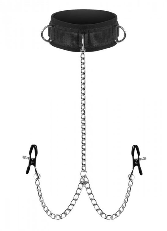 Bondage Submission Halsband Met TepelklemmennbspNachtErotiek