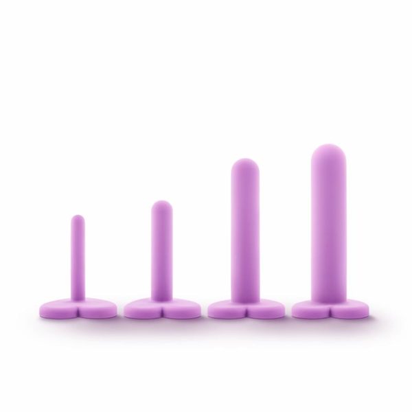 Vagina Toys Wellness Siliconen Vagina Dilator Set PaarsnbspNachtErotiek