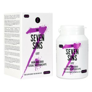 Stimulerende gel Seven Sins - Lust - Lustopwekker Voor Koppels - 60 softgels