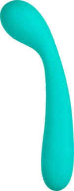 Vibrator G Spot G-Spot Slim Dual Flexibele Vibrator - Groenblauw