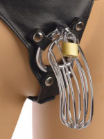 Bondage Strict Leather Male Chastity Device HarnessnbspNachtErotiek